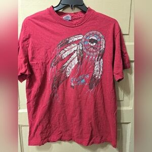 Sturgis 1994 Rally Dream Catcher Graphic Hanes Beefy Tshirt Vintage